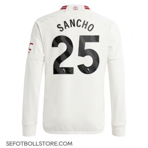 Manchester United Jadon Sancho #25 Replika Tredje Tröja 2023-24 Långärmad